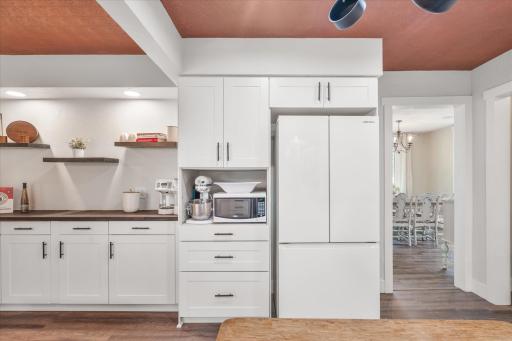 Beautiful white appliances complement your cabinetry
