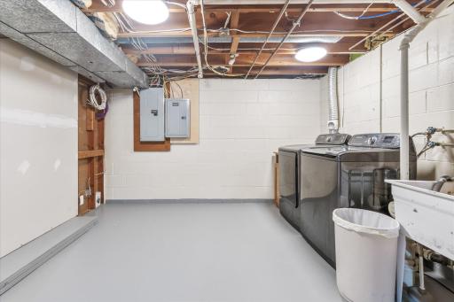 Laundry currently down, but hook ups are also on the main in the mudroom!