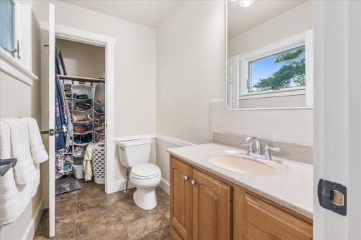 Closet in Primary bath - offers space to potentially add a private, primary shower