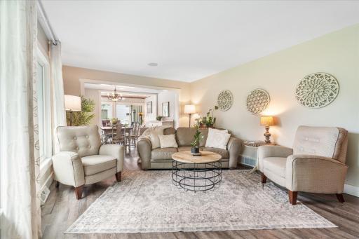 Spacious and comfortable living room