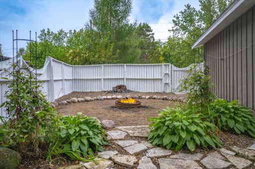 Yes! It even has a firepit!