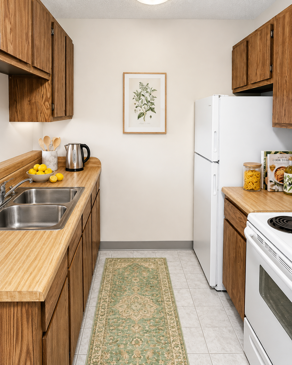Tanglewood Estates 1-BR Kitchen, Virtually Staged.png