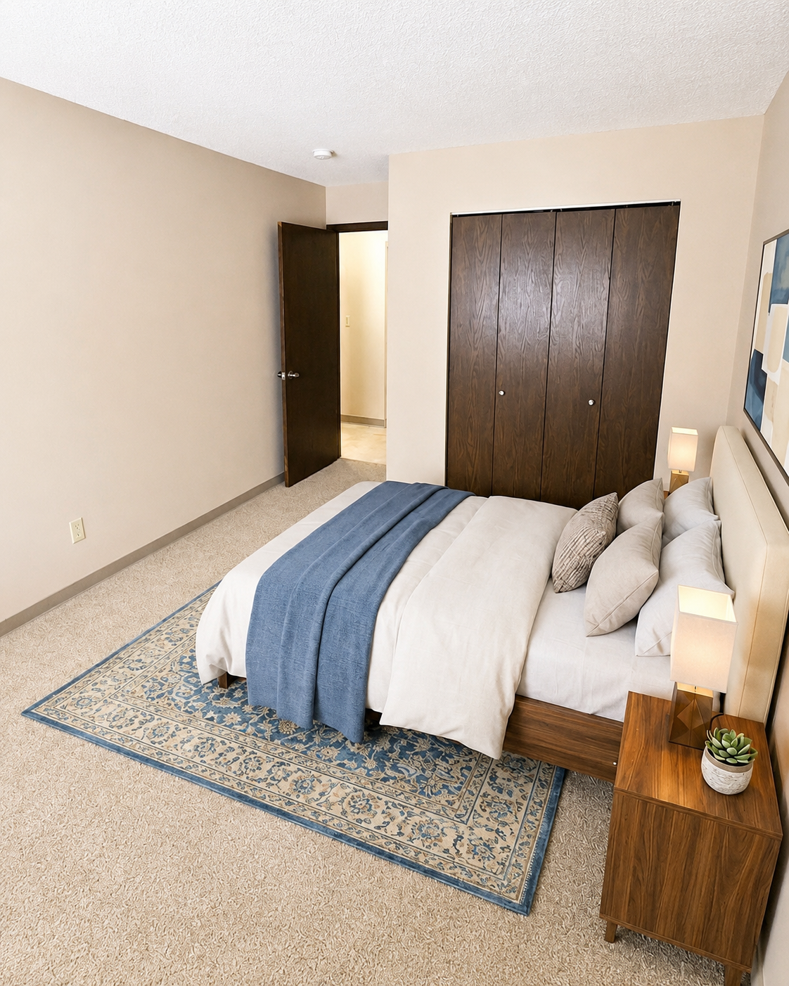 Tanglewood Estates 1-BR Bedroom, Virtually Staged.png
