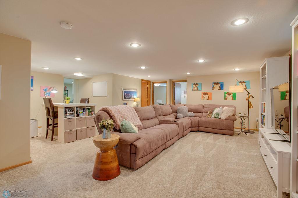 Basement family room