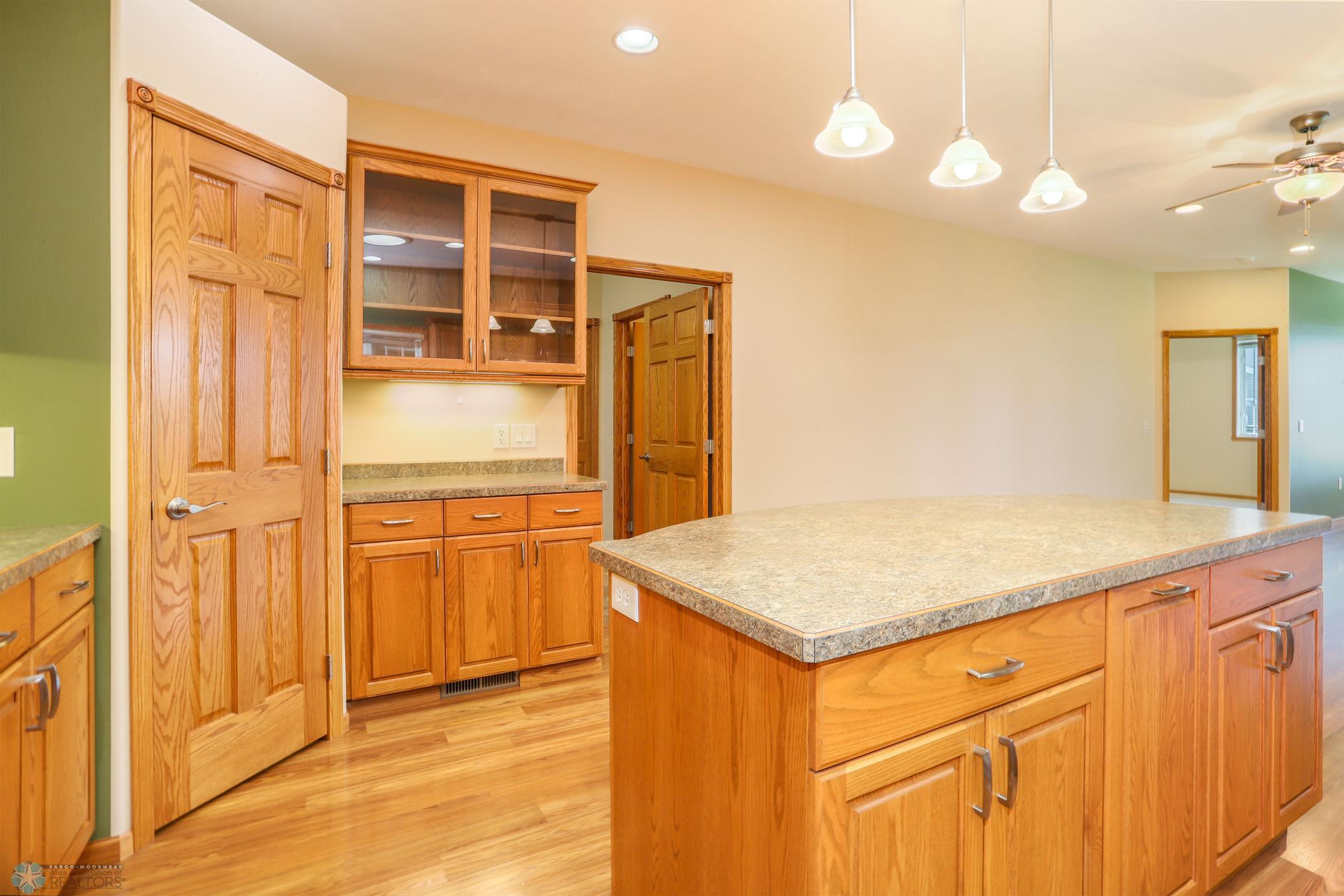 kitchen island and hutch