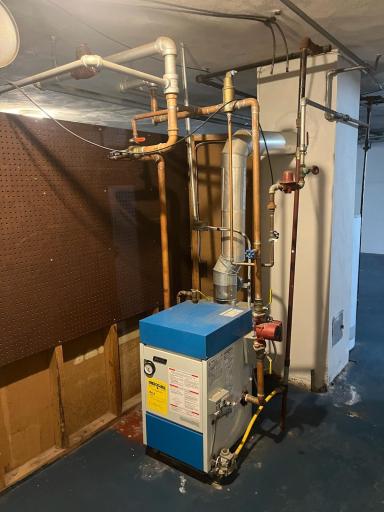 efficient, hot water boiler heating system