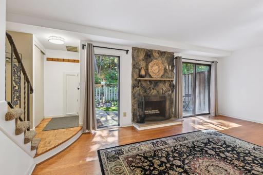 Nice entryway complete with a coat closet.