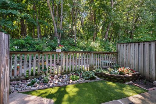 Private setting that most homes in this association don't have.