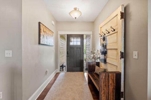 Spacious Foyer, with mudroom off the garage