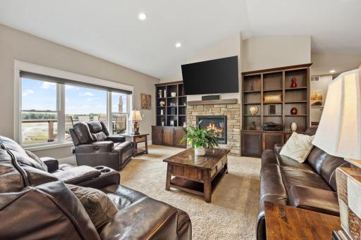 Main level family room with panoramic views