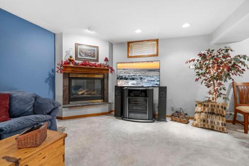 Better view of the fireplace