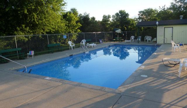 Inground, heated swimming pool