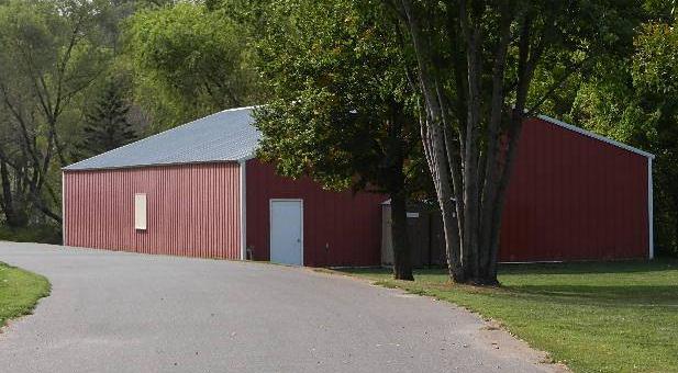 The Big Red Barn - the "Activities Hub" of the Resort which includes a concessions stand and stage