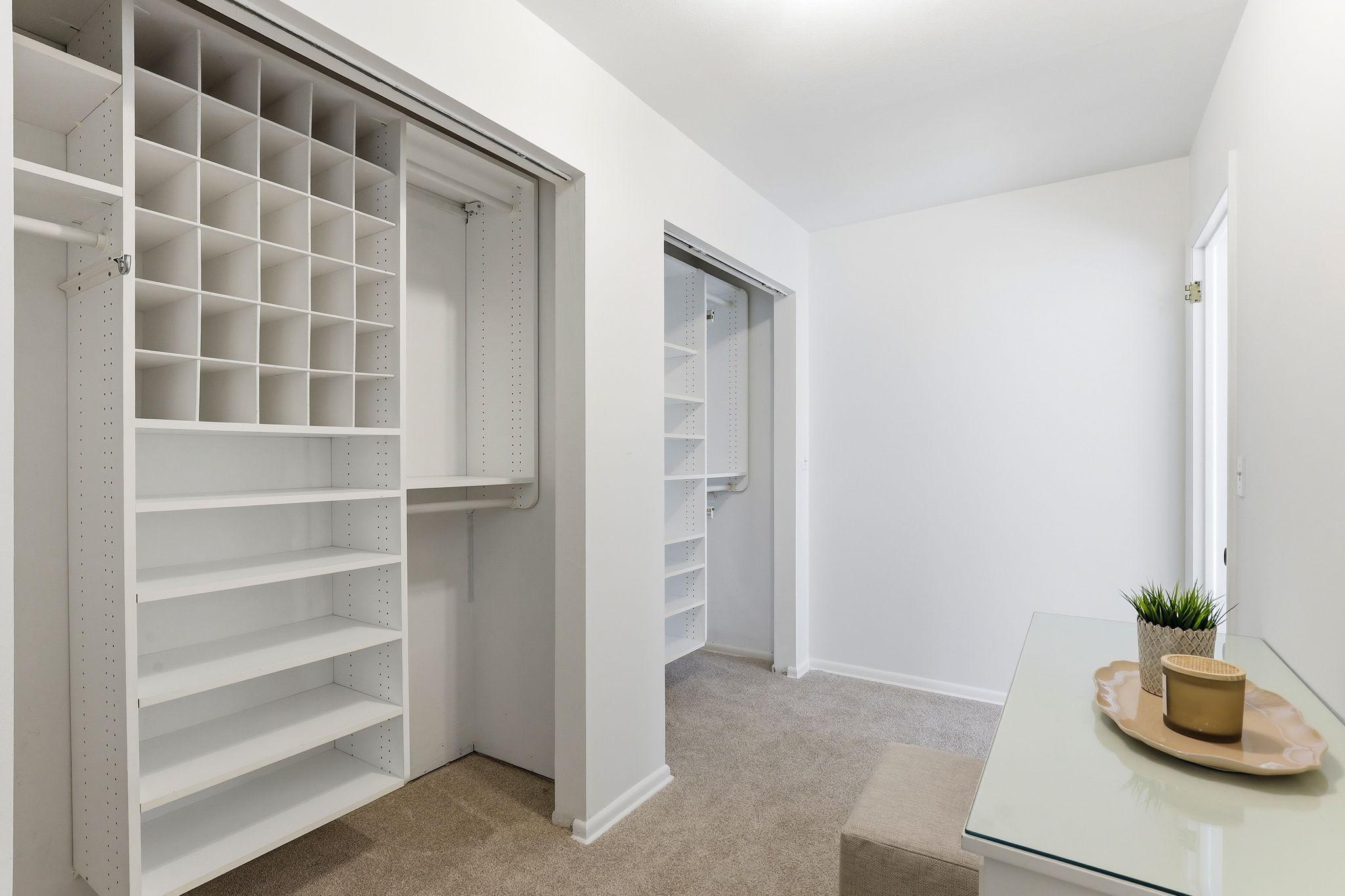 Primary Bedroom walkthrough closet