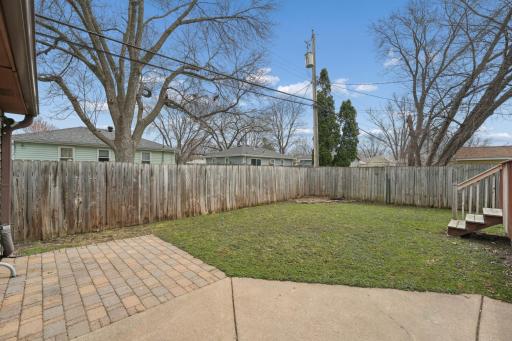 Fenced yard 4518 Yates Avenue N, Crystal, MN 55422-9495