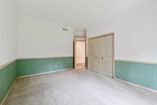 Second bedroom with closet space