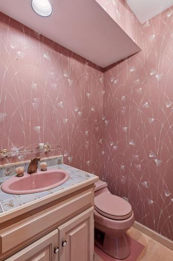 Powder bathroom on the main floor