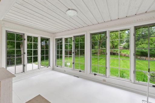 Lovely light filled sunroom.