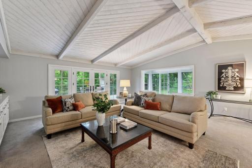 Beautiful windows with tons of natural light and views of the marsh