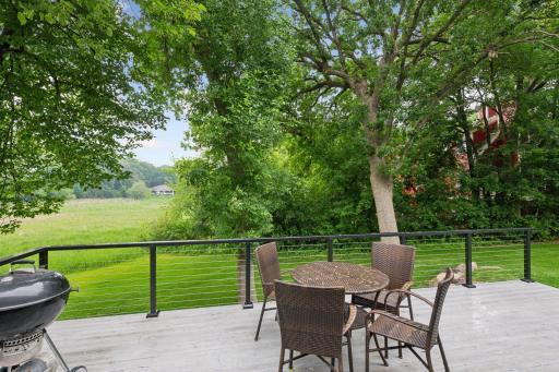 Great views of the marsh from the deck