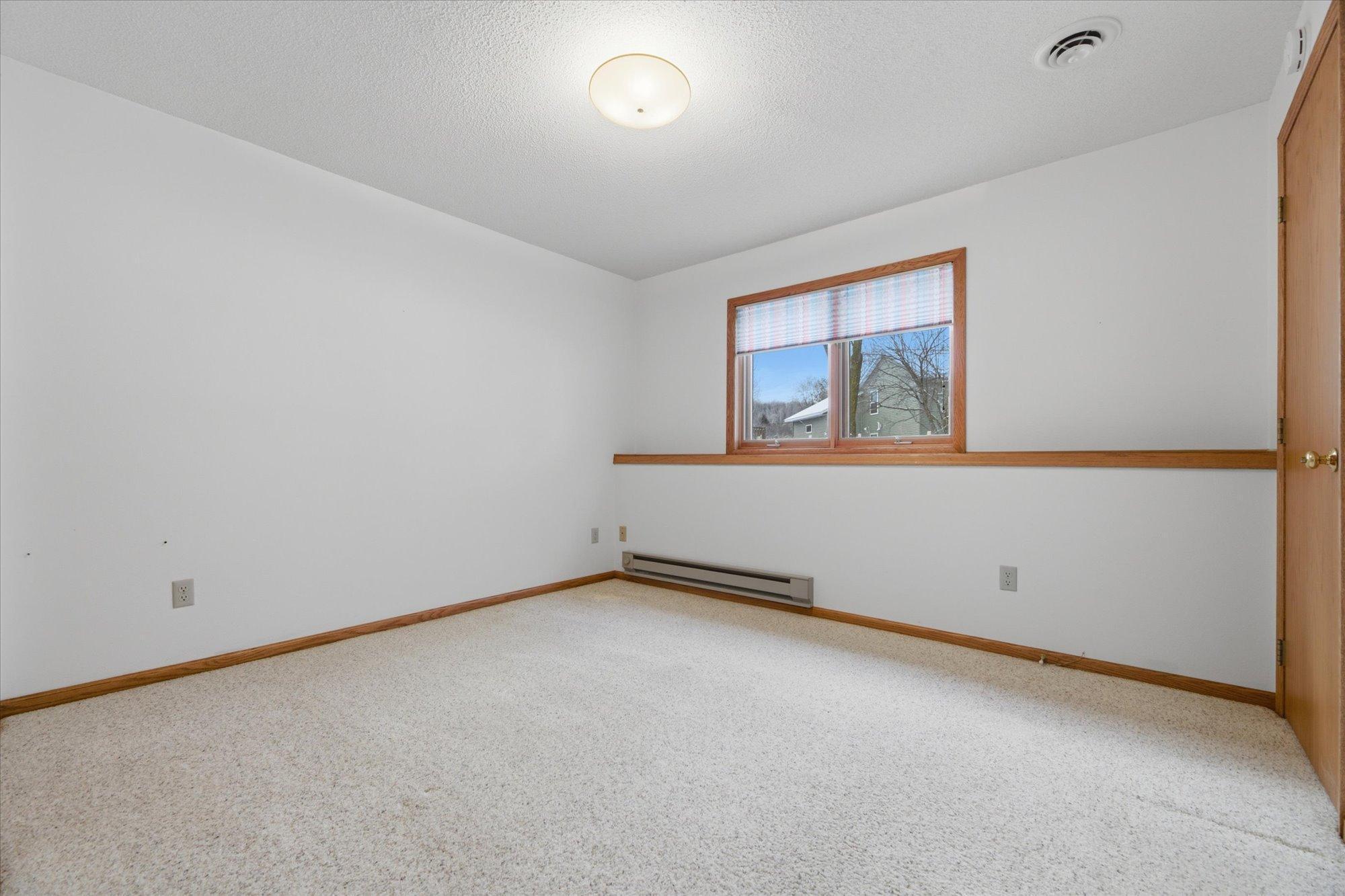 Lower-level bedroom/hobby/office.