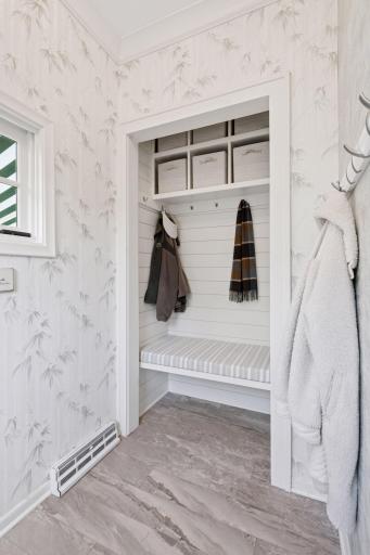 Also a dog door to back yard off the mudroom