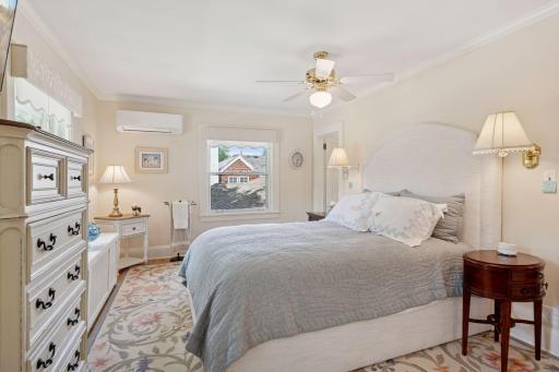 1 of 4 bedrooms upstairs. Good sized bedroom with walk-in closet with window