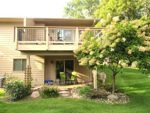 Enjoy the outside of your home! There are many perennial flowers and shrubs surrounding the patio. The grounds are very well maintained.