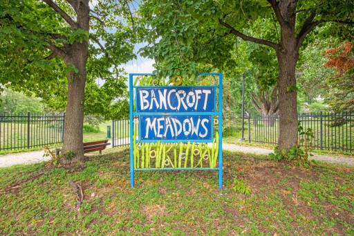It's just a short walk to the green space at Bancroft Meadows!