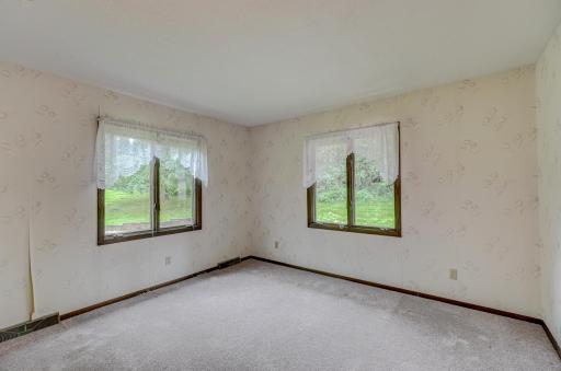 A second spacious bedroom located on the upper level