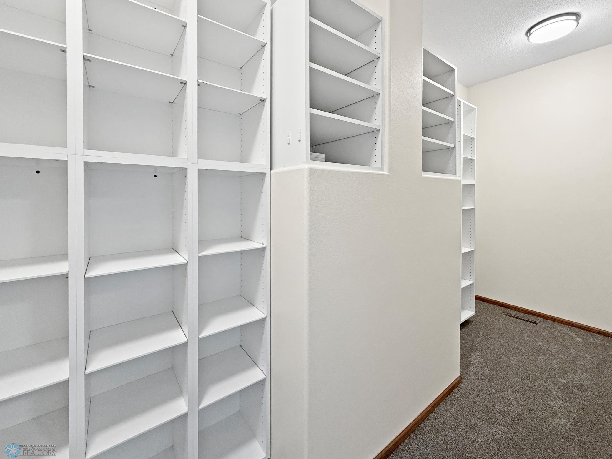 Primary walk-in closet