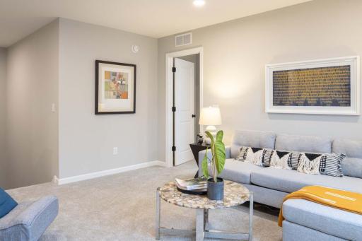 Whether you need extra space for hobbies or a quiet spot to unwind, this bonus room offers the perfect balance of comfort and flexibility. Photos are from previously built home; options and features may vary.