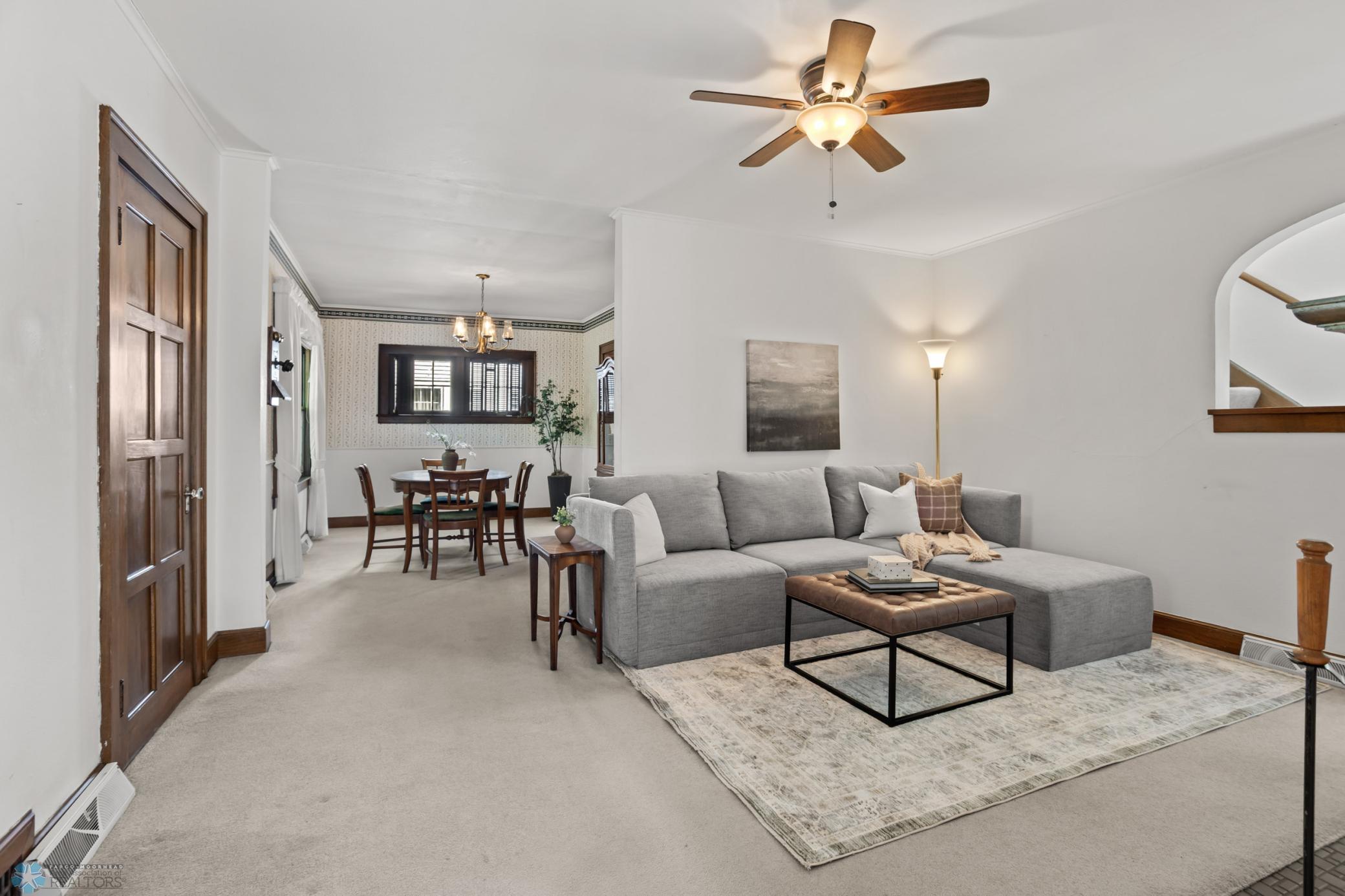 Living Room into Dining