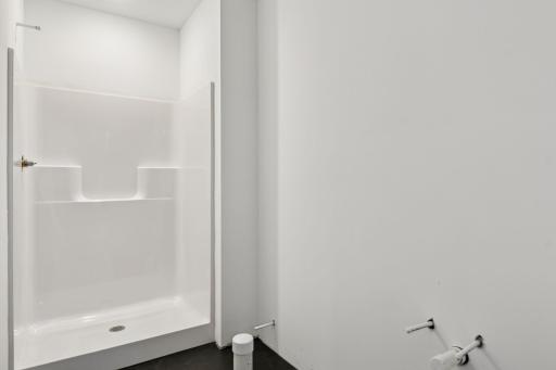 Lower Level 3/4 bath roughed in