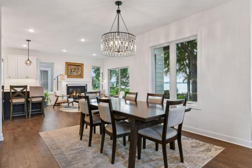 Dining Room With Lake Views