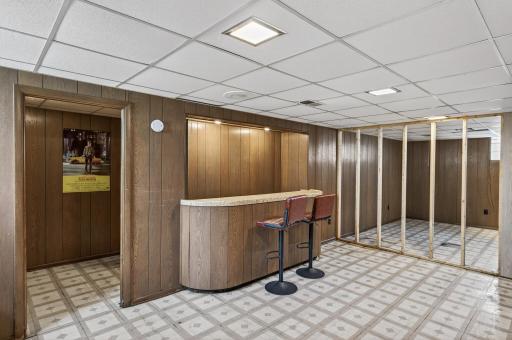 How are you going to design this cool basement space?