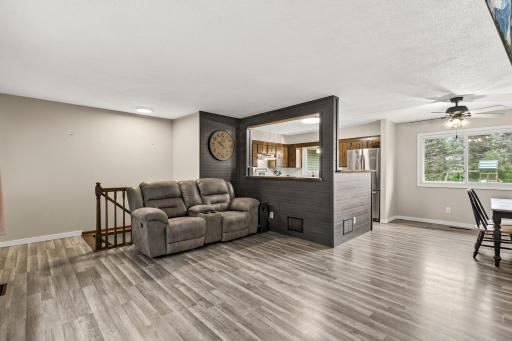 Nice Picture Cut Out Keeping Layout Open And Allowing Separation From The Kitchen