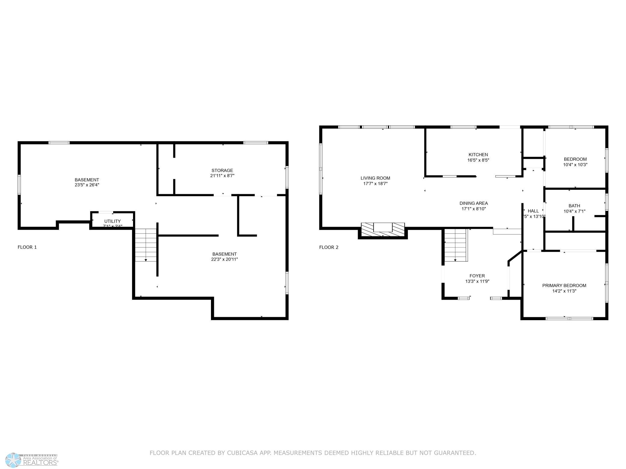 Both floorplans