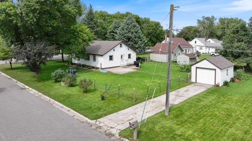 Fully fenced in backyard for peace of mind