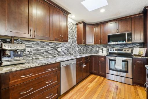 Lots of kitchen cabinetry and counterspace
