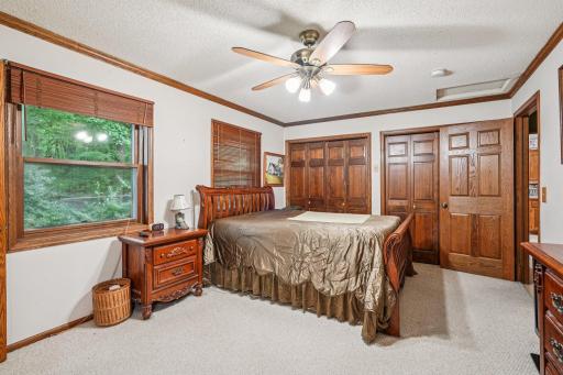 Large bedroom and closets in mother-in law apt