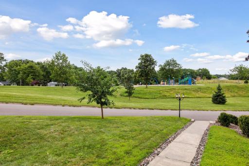 Walkout your door and be at the park. So much green space to play
