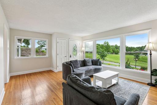 The views are amazing out your large front windows