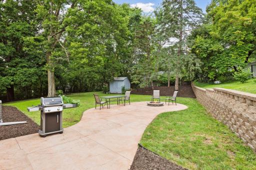 Hang with friends and family around the firepit