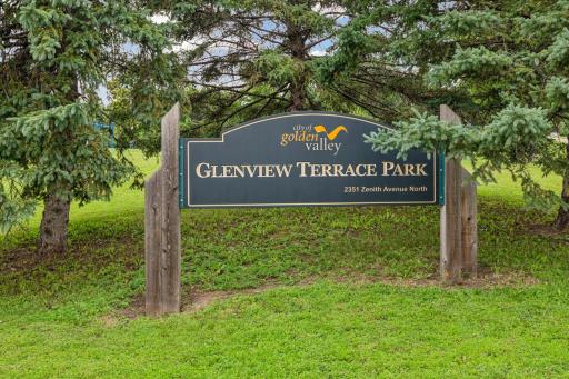 Glenview Terrace park is right across the street