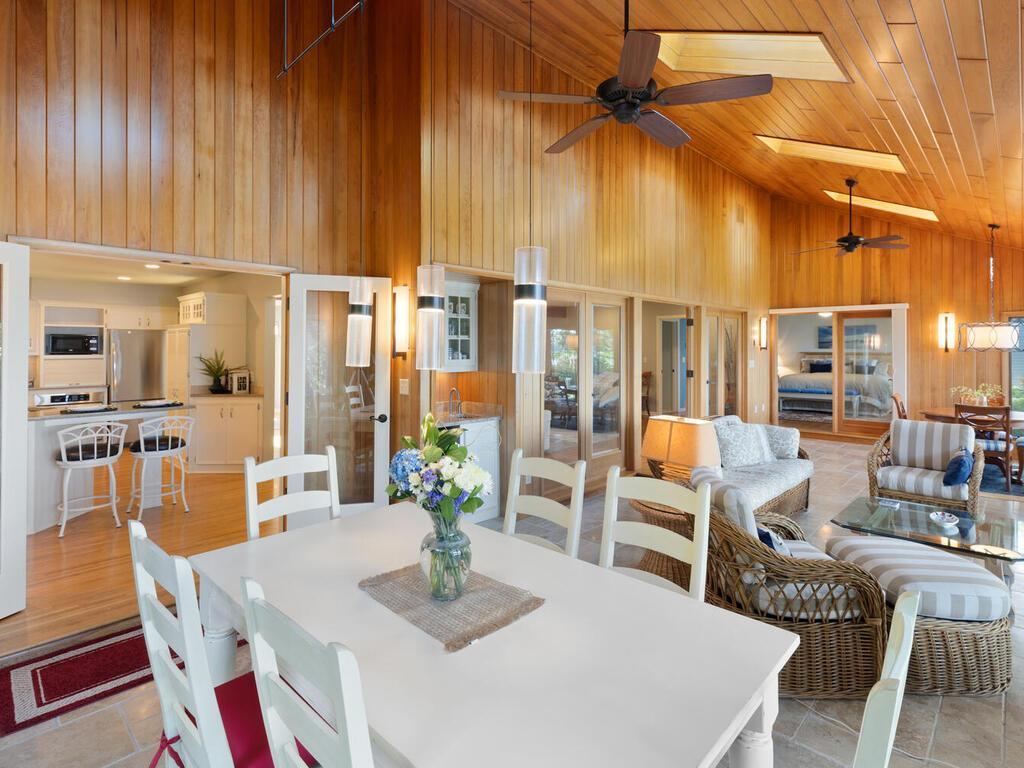There is a large informal dining space conveniently located directly off the Kitchen for easy entertaining or relaxing family meals.