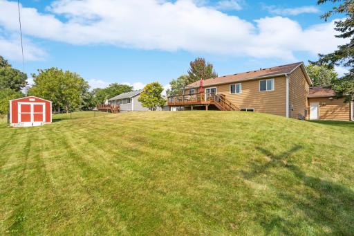 This property is on the edge of town and has a private well and mound septic system. Garden shed stays with the property.