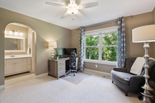 Second bedroom with adjoining Jack and Jill bathroom.