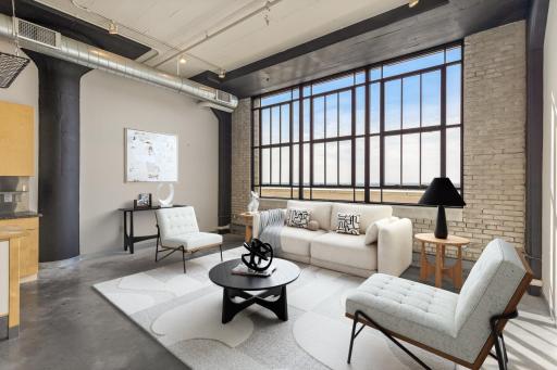 Welcome home to 2929 Chicago Avenue #1220 in Minneapolis! Living room - virtually staged