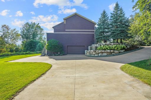 The second garage can house up to five vehicles and is creates a fully separate entrance supporting the possibility for multi-generational living.